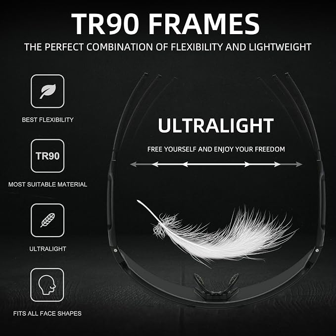 Two Sizes For Adults and Youth Polarized Sunglasses Men Women Outdoor Sport Baseball Glasses UV400 Cycling Eyewear