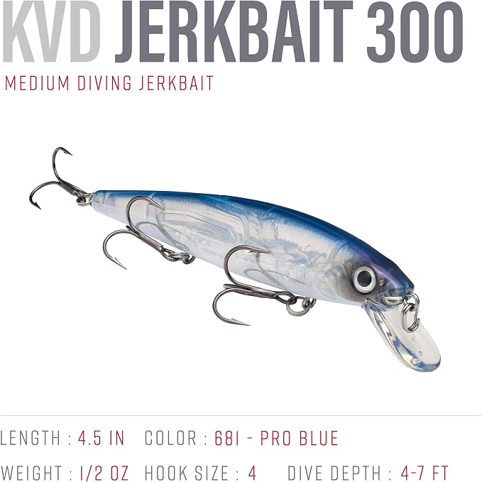 Strike King KVD Jerkbait 3 Hook