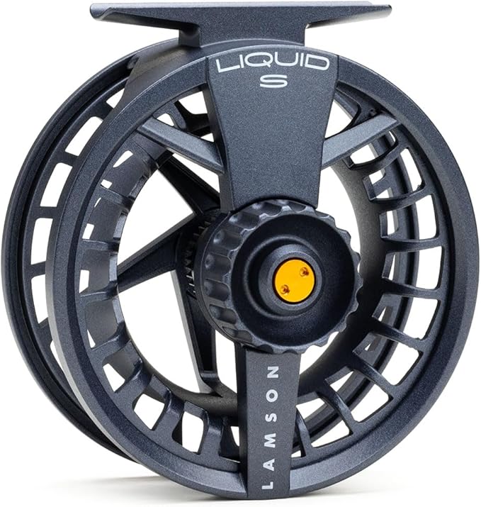 LAMSON | Liquid S-Series & HD Fly Fishing Reels | All-Water | Large Arbor, Powerful Sealed Drag, Pressure Cast Aluminum