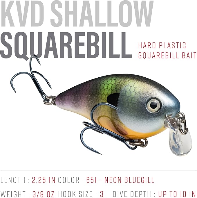 Strike King KVD 1.5 Shallow Square Bill Crankbait