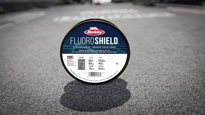 Berkley FluoroShield Fluorocarbon Fishing Line, Clear
