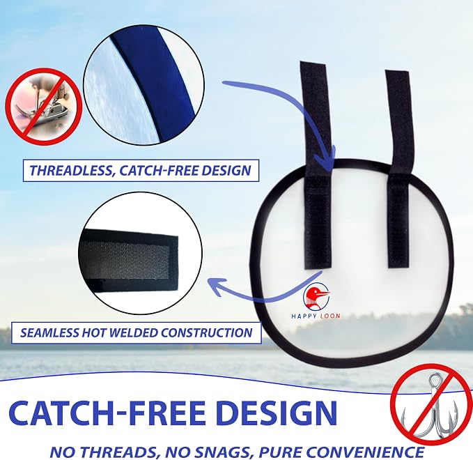 Elite Fishing Lure Covers (4-pack) - PVC-Free Ultra-Durable Lure Wraps, Weatherproof & Saltwater Ready Hook Covers, Hot-Welded Snag-Proof | 2 Large and 2 Medium in a Gift Box