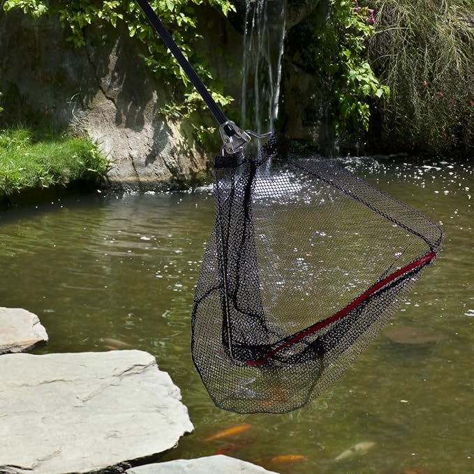 Portable Telescopic Fishing Net with Handle and Storage Bag