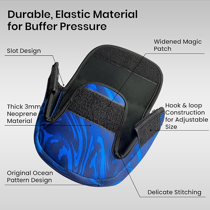 Pristis Spinning Reel Cover, Protective Pouch Bag made of 3mm Thick Impact Resistant Neoprene, Soft Adjustable Fishing Storage Protection Sleeve Case Accessory Gear for 1000-2000 series, size: S