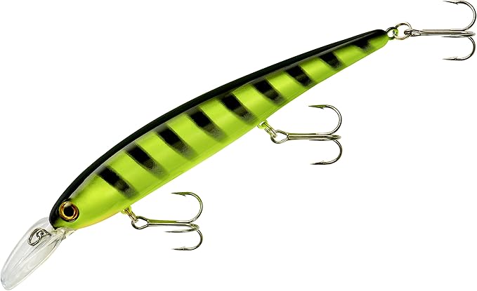 Bandit Lures 4 3/4-Inch Slender Minnow Jerkbait Trolls Up to 27 Feet Deep, Universal Color Patterns, 1 Piece