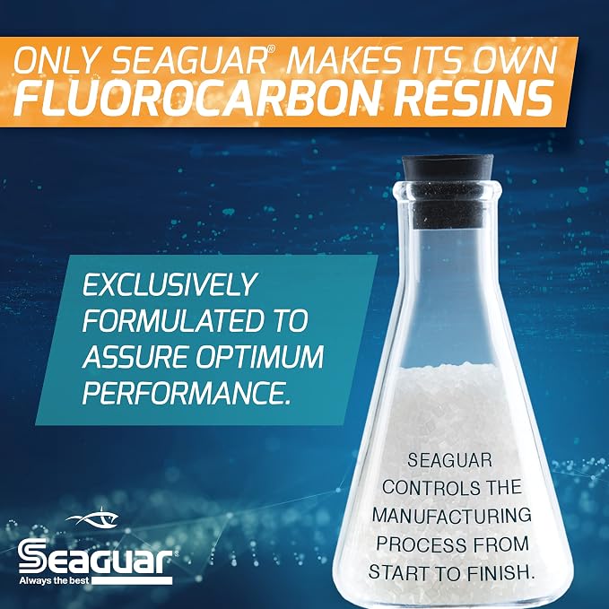 Seaguar Inshore 100% Fluorocarbon Fishing Leader For Shore & Flat Fishing, Multiple Sizes