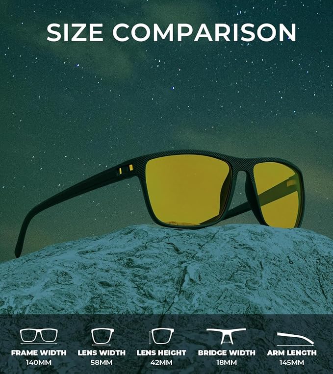 KALIYADI Mens Sun-Glasses Polarized Sunglasses-Men: Classic Sunglasses with Ultraviolet Protection for Driving Fishing Golf