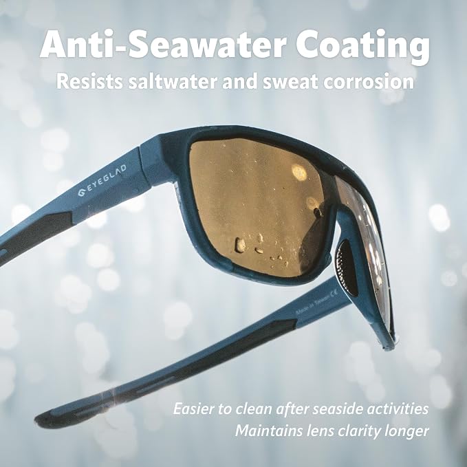 MARS Lifestyle Outdoor Polarized sunglasses UV400 Anti-Seawater Women Men Adult Teenager Running Fishing Sports
