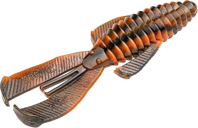 Strike King Rage Bug Fishing Lure, Soft Plastic Grub, Unique Design, Subtle Action