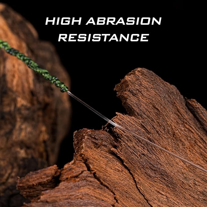 KastKing Kovert 100% Fluorocarbon Fishing Line - Clear Fishing Leader, High Sensitivity, Strong Knot Strength, Shock & Abrasion Resistant, Extreme Clarity, Ultra-Low Visibility, Fast Sinking