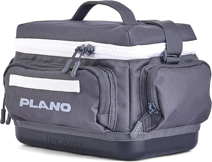 Plano Weekend 3500 Tackle Bag, Cutting-Edge Fishing Tackle Bag, Molded Waterproof Base, Spacious Storage, Die Cut Tool Sleeves, Daisy Chain Attachment Points