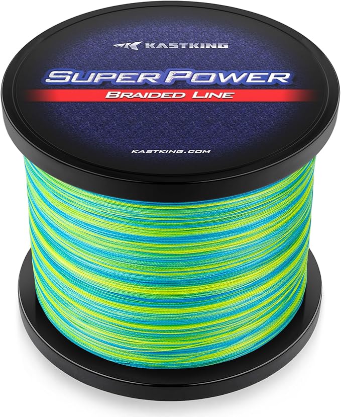 KastKing SuperPower Braided Fishing Line - Abrasion Resistant Braided Lines – Incredible Superline – Zero Stretch – Smaller Diameter – A Must-Have!