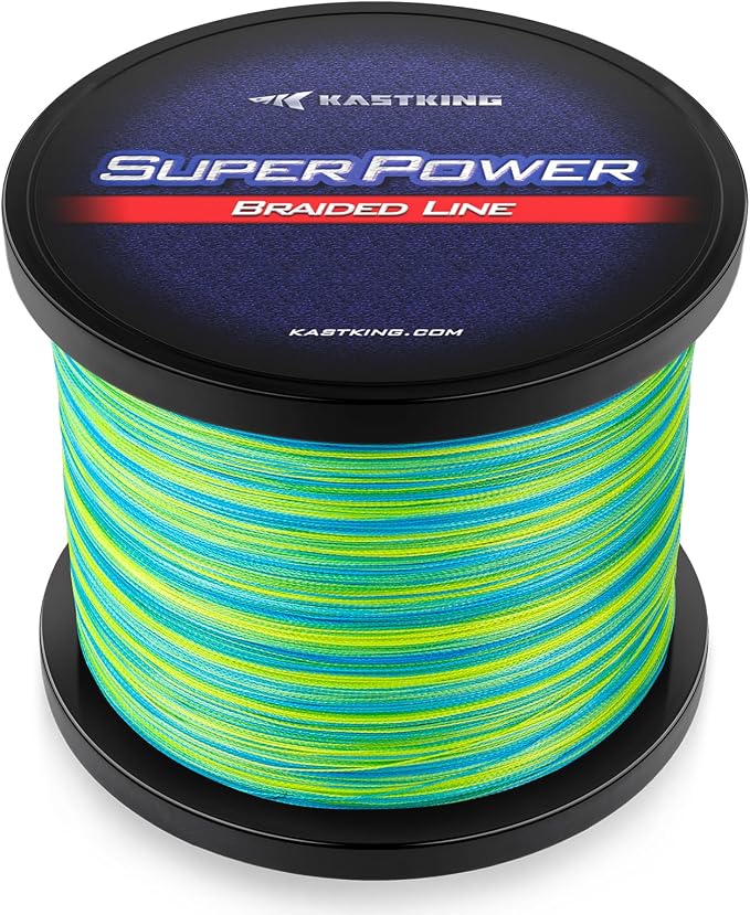 KastKing SuperPower Braided Fishing Line - Abrasion Resistant Braided Lines – Incredible Superline – Zero Stretch – Smaller Diameter – A Must-Have!