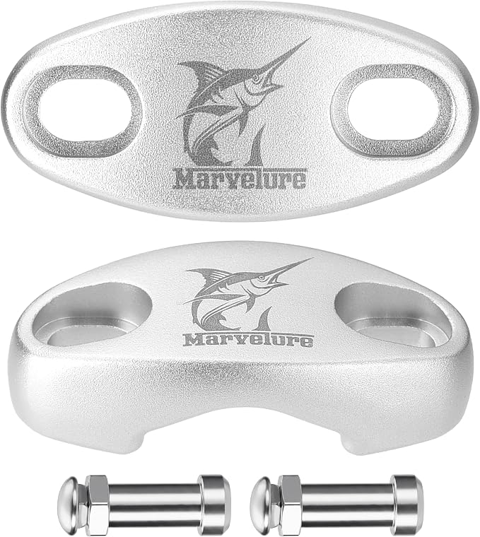 Rod Clamp Kit 33C-12VIS / 33-133 Compatible for Penn International V VI 12 16, Penn Fathom I II, Squall II, Special Senator 112H 113H Reels, Made in Aircraft-Grade Aluminum 6061