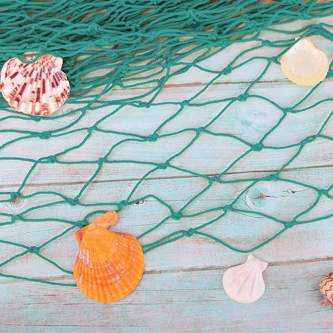 2 Pack Fish Net Decorations for Party
