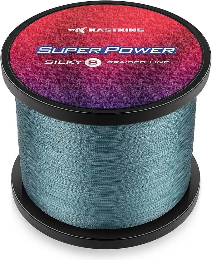 KastKing SuperPower Braided Fishing Line - Abrasion Resistant Braided Lines – Incredible Superline – Zero Stretch – Smaller Diameter – A Must-Have!