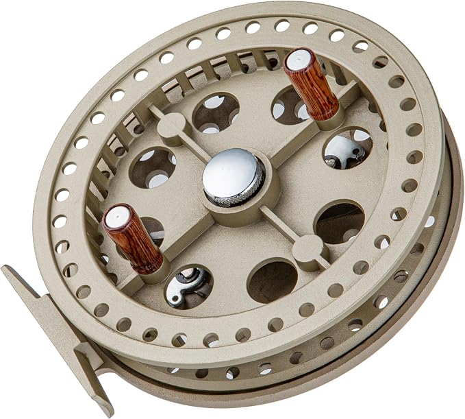 Aluminum Centerpin Float Fishing Reel, 130mm Diameter, for Steelhead and Salmon Trotting Fishing