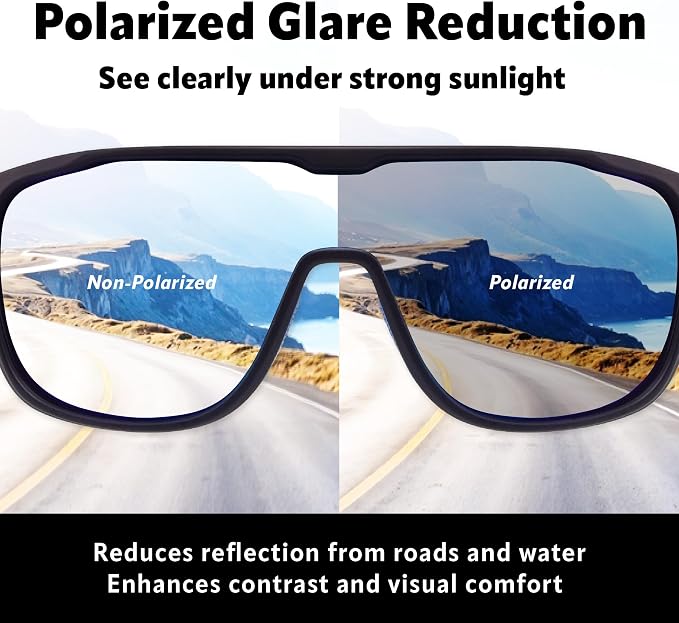 MARS Lifestyle Outdoor Polarized sunglasses UV400 Anti-Seawater Women Men Adult Teenager Running Fishing Sports