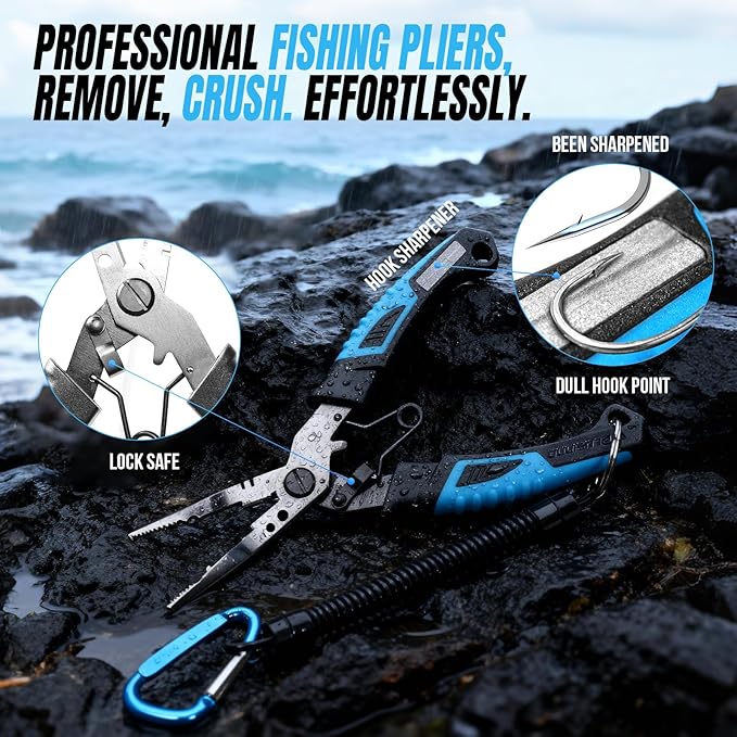 PLUSINNO Tackle Bag - Expandable Fishing Bag with fishing tools for Saltwater & Freshwater - Water Resistant Fishing Gear Shoulder Bag For Men, All-purpose Carrying Bags for Outdoors