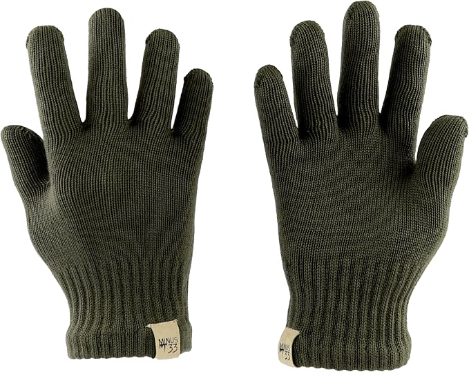 Merino Wool Glove Liner - Warm Base Layer - Ski Liner Glove - 3 Season Wear - Multiple Colors and Sizes