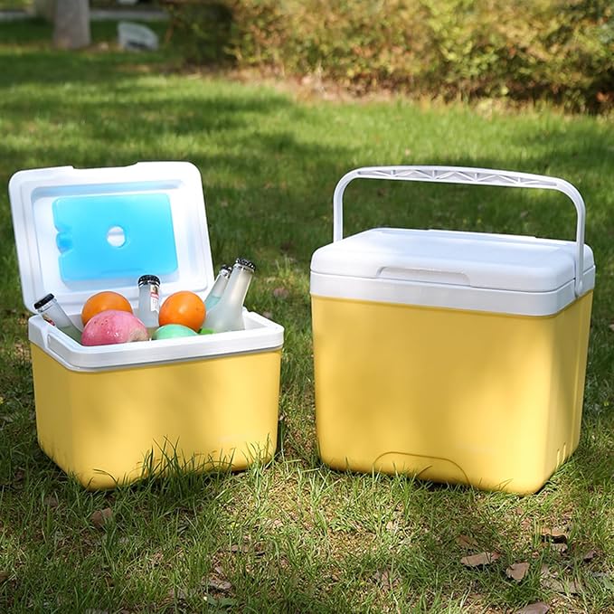 Outdoor Camping Coolers Ice Box Insulated Chest Beverages Food Thermal Incubator for Outdoor Picnics Fishing Box Beverages Food Thermal Incubator