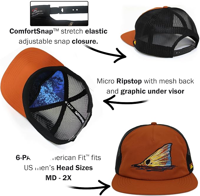 Paramount Outdoors Sporting Hat Collection for Men Hunting and Fishing Caps with ComfortSnap