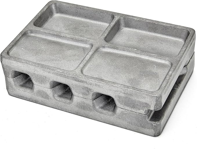 Bank Sinker Mold and Pure Lead Ingots,DIY Bullet Casting,Fishing Sinkers and Fishing Weights