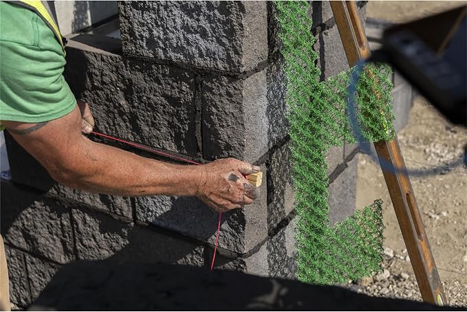MARSHALLTOWN Masonry Line, Bonded Nylon, Pink & Black, 500 Foot, #18 Line Size, Masons and Archaeology. Assembled in USA, ML615