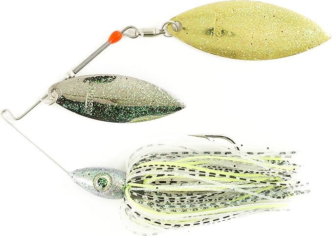 Nichols Lures Pulsator Metal Flake Double Willow Spinnerbait