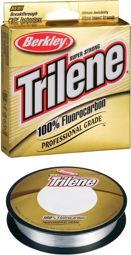 Berkley Trilene® 100% Fluorocarbon, Clear, 6lb | 2.7kg, 110yd | 100m Fishing Line, Suitable for Freshwater Environments