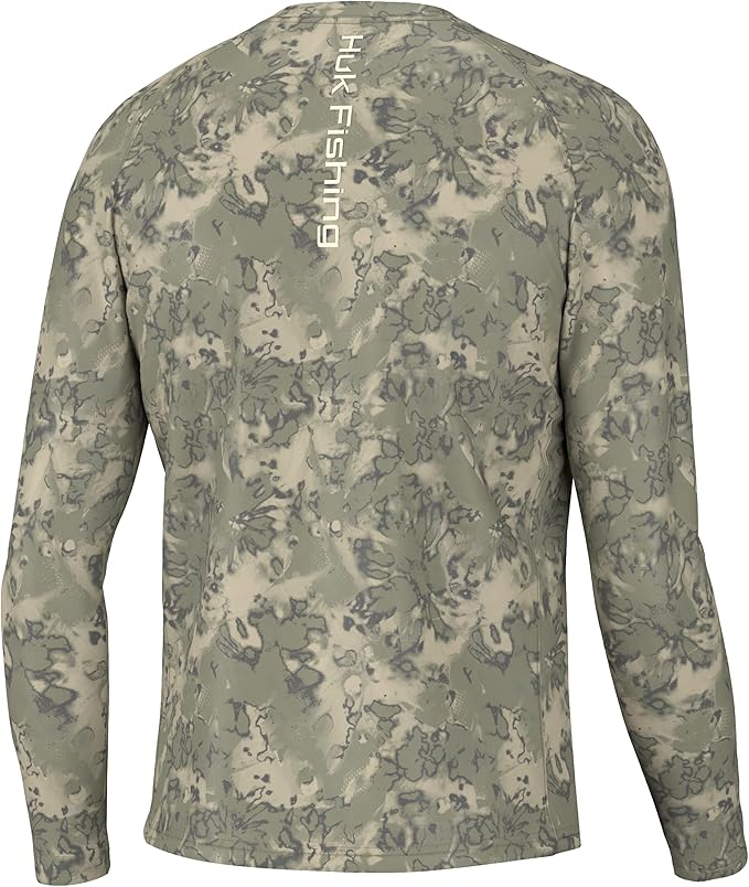 HUK Men's Pursuit Vented Long Sleeve Fishing Shirt (+30 UPF)