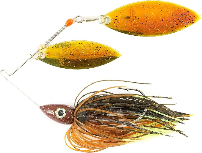 Nichols Lures Pulsator Metal Flake Double Willow Spinnerbait
