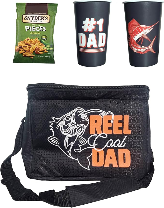 Reel Cool Dad Fishing Cooler - 4 Pc Set