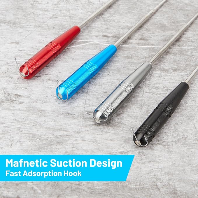 Fish Hook Remover Tool, 4PCS Fishing Hook Quick Removal Device, Fishing Gear Security Equipment Kits for Adult, Hook Extractor Accessories Tools with Storage Tube