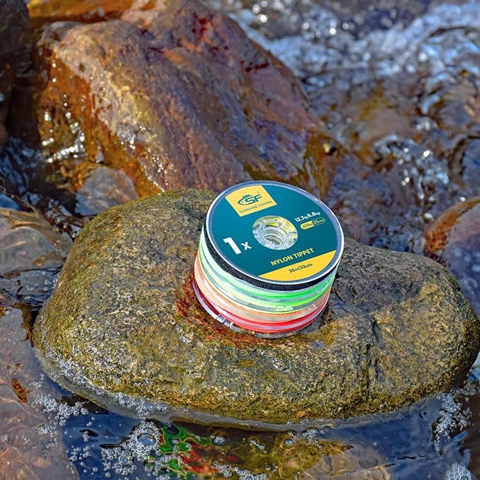 SF Clear Nylon Tippet Line with Holder Fly Fishing Tippets Leaders Trout 0X 1X 2X 3X 4X 5X 6X 7X