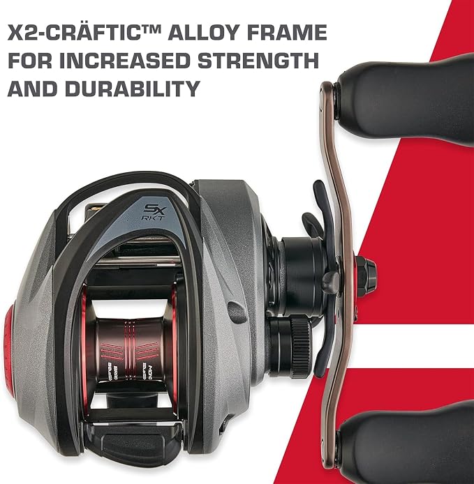 Abu Garcia Revo SX Rocket Low Profile Baitcast Fishing Reel