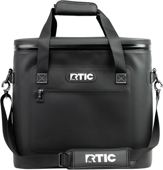 RTIC Ultra-Tough Soft Cooler 50 Can, Insulated Bag Portable Ice Chest Box for Lunch, Beach, Drink, Beverage, Travel, Camping, Picnic, Car, Trips, Floating Cooler Leak-Proof with Zipper