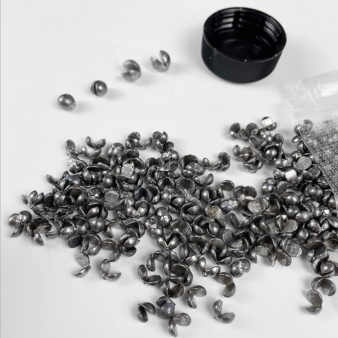 Removable Split-Shot,500Pcs Lead Sinking Split Shots Fishing Sinkers,Fishing Weights Sinkers