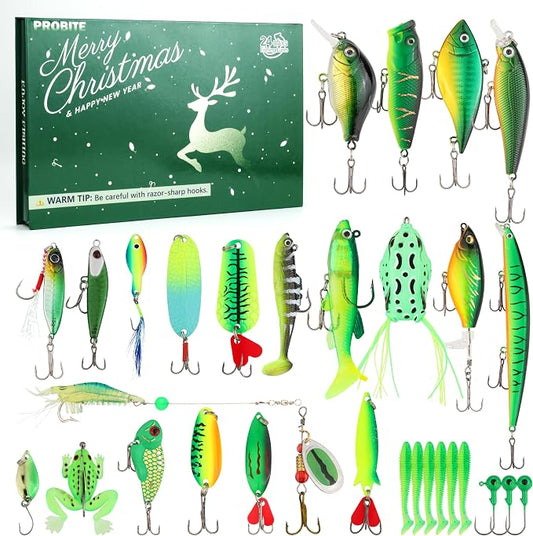 Fishing Lures Kit for Bass & Trout – 29 PCS / 31 PCS Assorted Swimbaits, Topwater Poppers, Soft Baits & Spoons, Fishing Tackle Set for Freshwater & Saltwater
