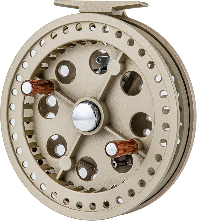 Aluminum Centerpin Float Fishing Reel, 130mm Diameter, for Steelhead and Salmon Trotting Fishing