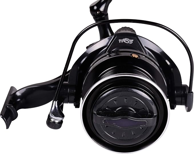 HiUmi Carp Fishing Reels 8000 9000 10000 Bait Runner Big Free Runner Double Brake Feeder 12+1 Ball Bearing Spinning Fishing Reel