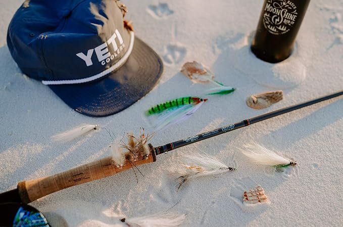 Moonshine Rod Company Fast Action Fly Fishing Rod – Carbon Fiber Graphite Rod with Zippered Travel Case – Drifter II, Vesper, Epiphany ESN, Outcast, Phantom & Rambler Series - 2WT up to 12WT Rods