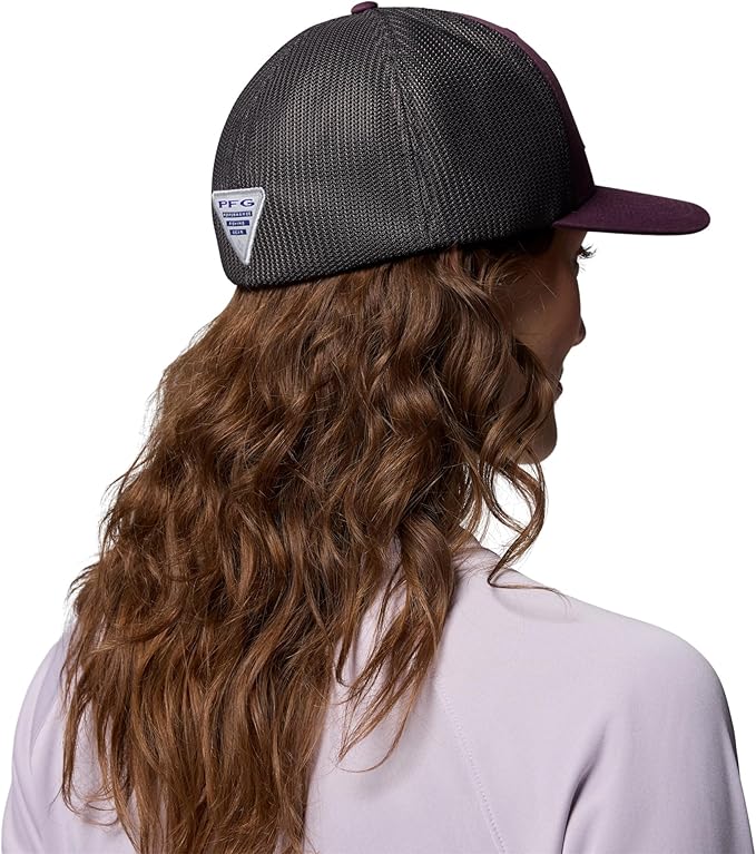 Columbia Unisex Adult PFG Logo Mesh Ball Cap