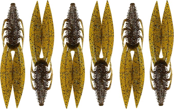 6th Sense – Bodega – Soft Plastic Creature Bait – Bass Fishing – Twin Ridge Tail Action – Multiple Sizes – Made in the USA