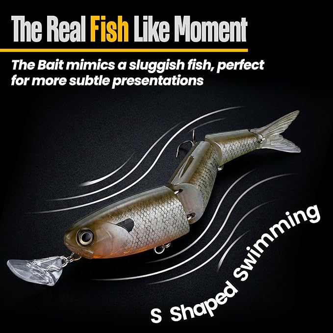 Headbanger Spitfire Topwater Fishing Lure (4-1/2" & 6-1/2") – Hybrid Wakebait & Propbait for Bass, Pike & Musky – Hard Body Swimbait with Action Lip & VMC Hooks