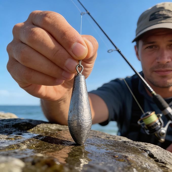 Drop Shot Fishing Weights Sinkers for Saltwater Freshwater Fishing