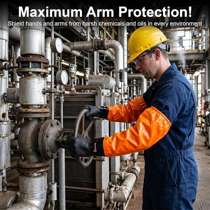 Gastody™ - Chemical Resistant Gloves, Reusable,Heavy Duty Safety Work Gloves,Resist Acid,Oil,Alkali - S-M-L-XL-XXL Size