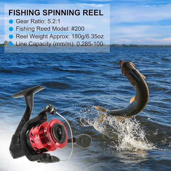 PATIKIL Fishing Reel Left/Right Interchangeable Handle