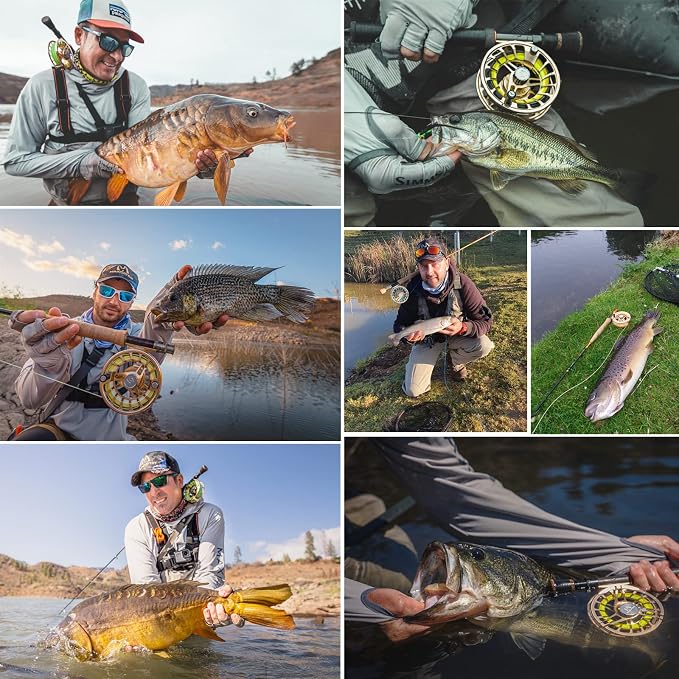 Maxcatch AVID PRO Fly Fishing Reel with CNC-machined Aluminum Body Super Large Arbor Design-3/5, 5/7, 7/9, 9/11 Weights