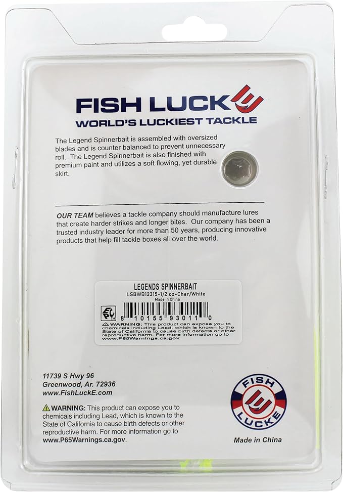 Luck E Strike Jimmy Houston Legends Spinner Bait with Willow Blades